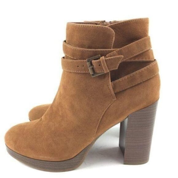 new a new day mid calf boot 11 Faux Suede platform - Picture 5 of 9